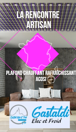 plafond chauffant rafraichissant Acosi+
